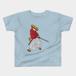 Shiba Inu Samurai Kids T-Shirt